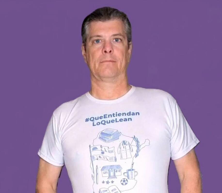 También Mario Pergolini ayuda con la campaña de promoción de la lectura para los chicos, que lanzó AxE