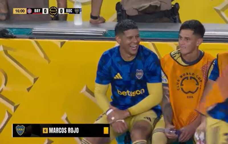 Desde el regreso de Russo como DT, Rojo no ha sumado minutos en cancha. De hecho, fue amonestado en el banco de suplentes durante el último encuentro ante Bayern Múnich