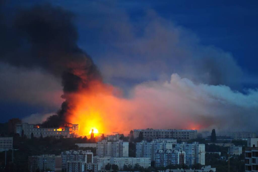 Rusia lanzó el mayor ataque a Ucrania con drones de la guerra rusia 1 - 2