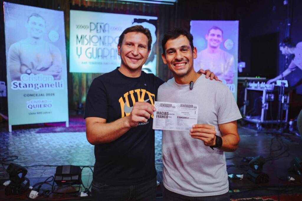 Stanganelli apoya la candidatura de Sebastián Macias como diputado provincial