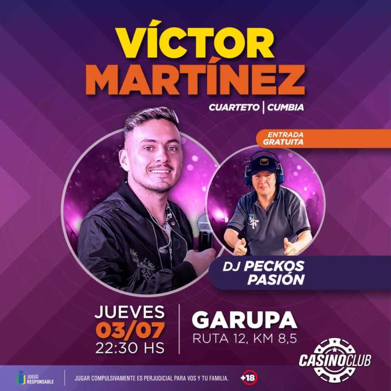 25 07 03 VICTOR MARTINEZ DJ PECKOS PASION Flyer Feed - 3
