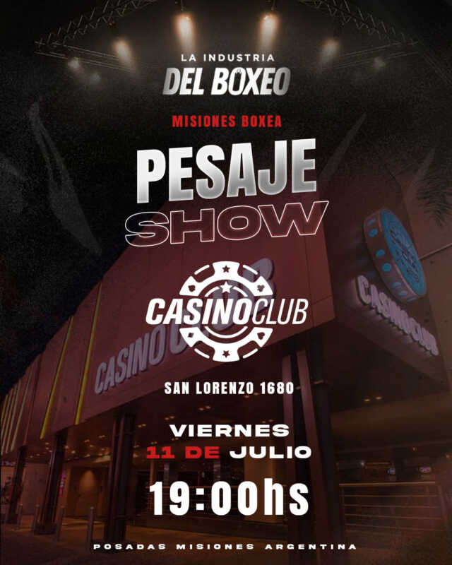 Viví el fin de semana en el Casino Club con shows de primer nivel 7 25 07 11 PESAJE LIDB Feed - 6