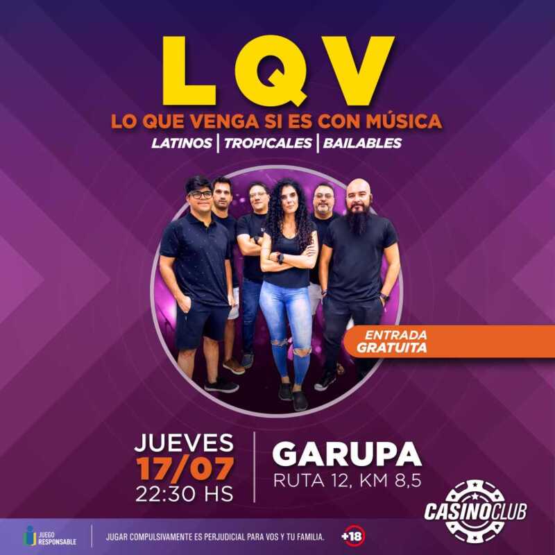 El Casino Club te espera para celebrar el día del amigo con espectáculos de primer nivel 3 25 07 17 LQV Flyer Feed - 2