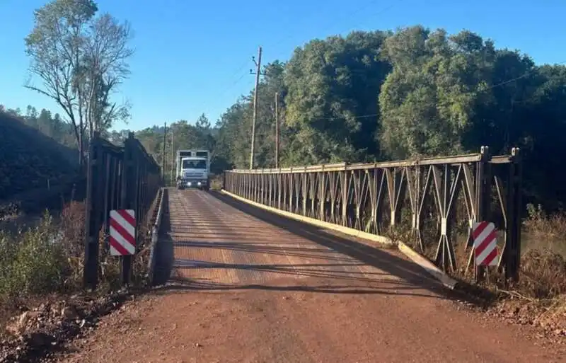 Habilitan paso provisorio sobre el arroyo Pindaytí en la ruta provincial 2 Arroyo