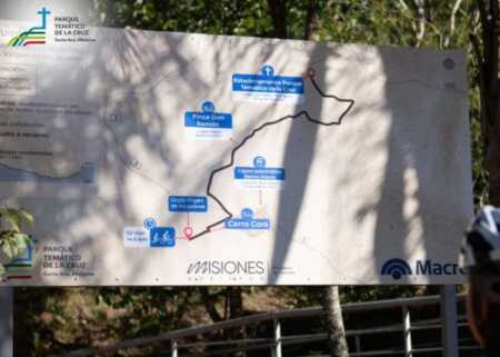 Misiones lanzó un nuevo circuito de ciclismo de montaña entre el Parque de la Cruz y Cerro Corá misiones