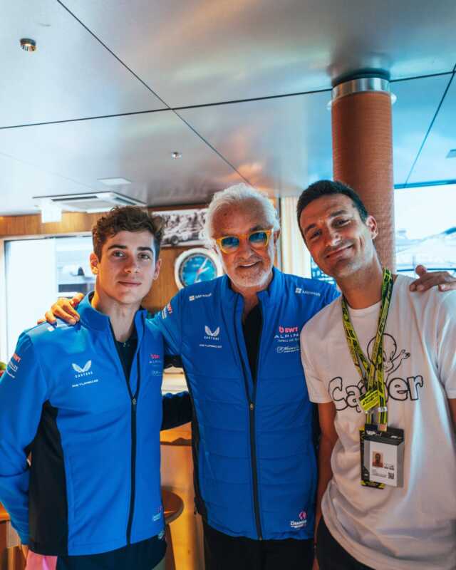 Franco Colapinto largará 15° en el GP de Bélgica 7 El argentino Colapinto recibió la visita de Scaloni
