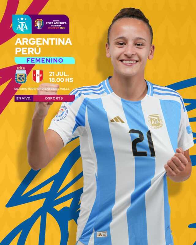 Argentina se enfrenta a Perú 
