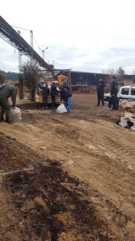Montecarlo: destruyen casi 2.400 kilos de marihuana 3 Casi 2400 kilos de marihuana fueron incinerados en Montecarlo