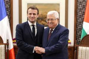 Macron a favor de Palestina