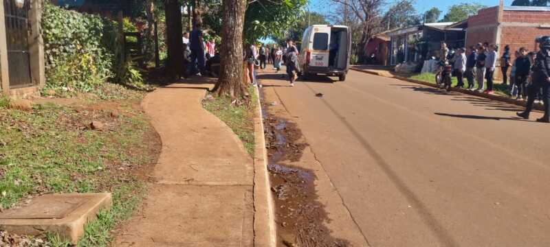 Posadas: motociclista herido tras choque con camión Posadas