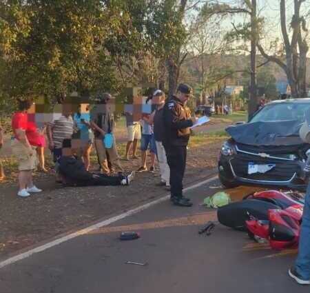 siniestro sobre ruta 12