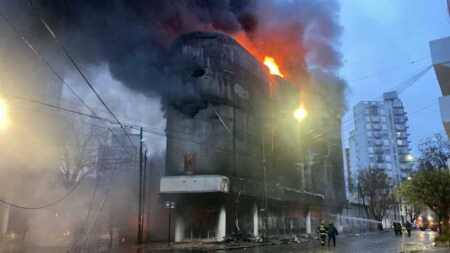 incendio en La Plata