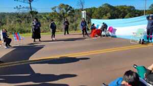 corte de ruta docente