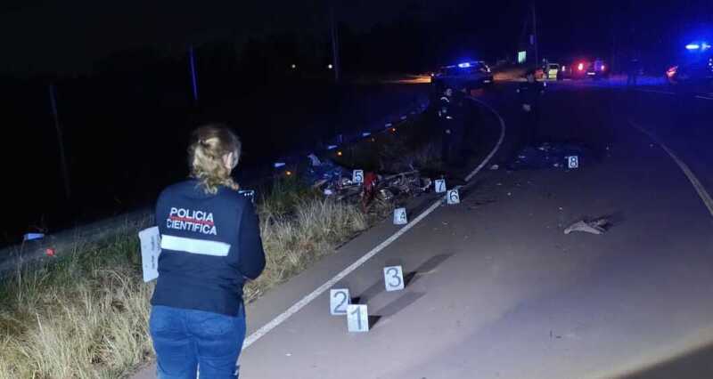 Dos jóvenes murieron en un trágico choque de motos en Campo Grande 2 accidente Campo Grande 2 - 1