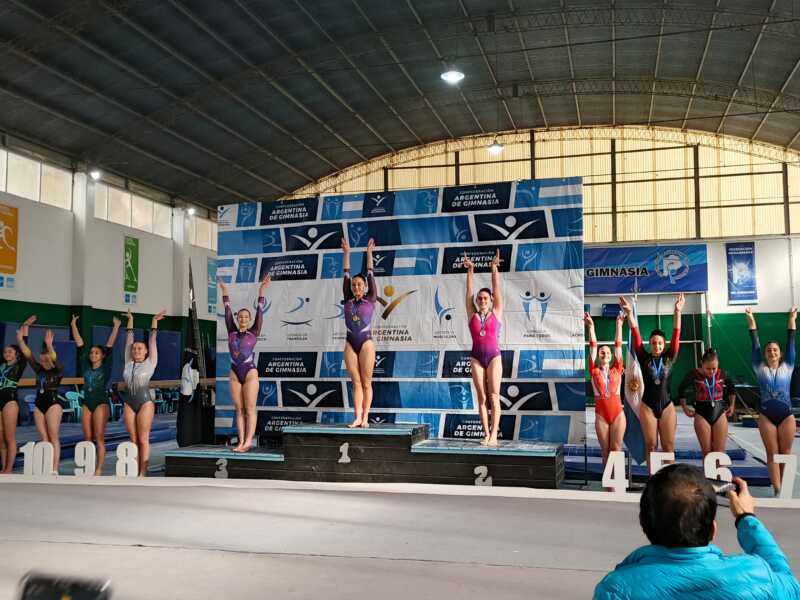 Gimnastas misioneras se consagran subcampeonas nacionales en Aguas Verdes Subcampeonas