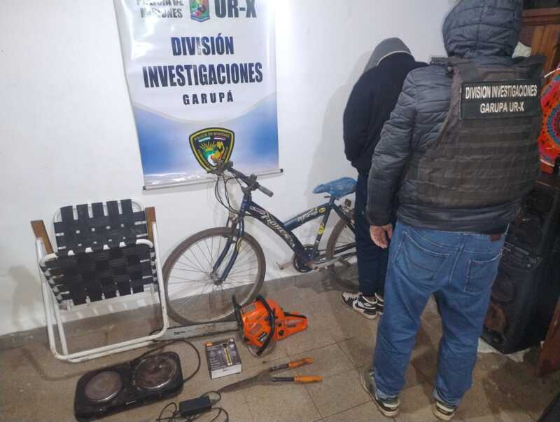 Garupá: capturaron a “Turro” por robos en viviendas garupadetenido - 1