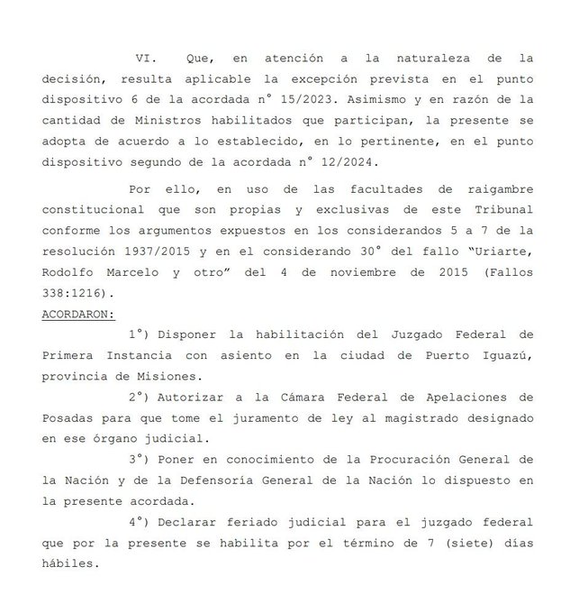 El juez Cardozo presentó su renuncia y se espera que jure para asumir en el Juzgado Federal de Puerto Iguazú 2 juzgado iguazu - 1