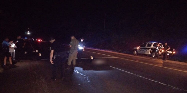 Un peatón falleció atropellado sobre Ruta 12 en Montecarlo montecarlo