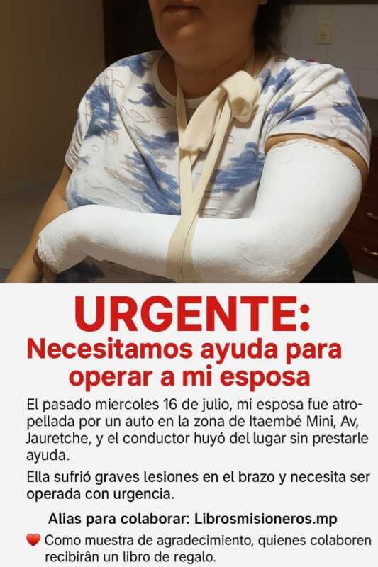 “Ella fue atropellada y la dejaron tirada, hoy necesitamos la ayuda de todos” 4 pedido de ayuda mercedes - 3
