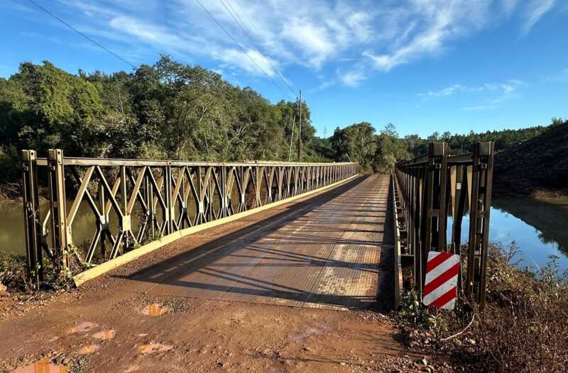 Paso provisorio del arroyo Pindaytí: Restringen al tránsito por tareas de mantenimiento pindayti 1 - 1