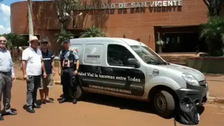 En San Vicente se creó la Policía Municipal de Tránsito radares san vicente - 1