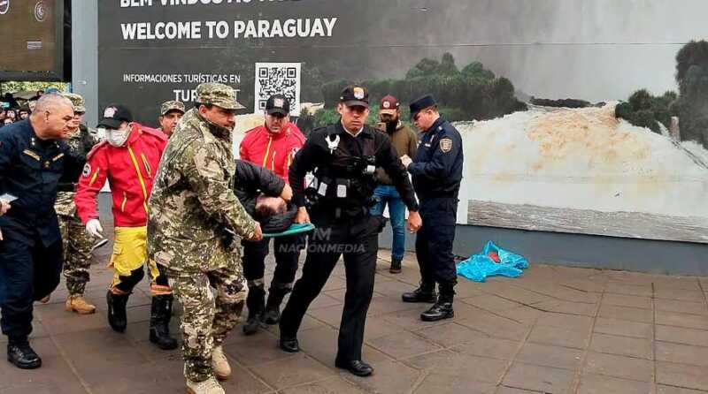 Tiroteo en el Puente de la Amistad: un pasero fue herido tras atacar a tiros a agentes aduaneros 2 tiroteo en foz2 - 1