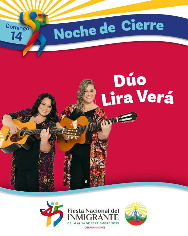 Fiesta Nacional del Inmigrante: grilla de shows, colectividades y precios de entradas 23 14 Noche de Cierre 600x750 1 - 22
