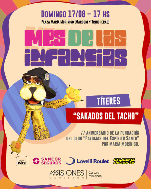 Arte, música y cultura para todos este fin de semana en Posadas 11 20250815 sacados del tacho1 - 10