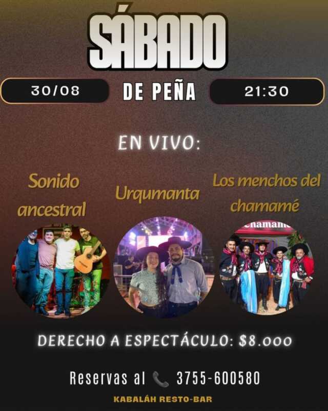Posadas despide agosto con música, milonga, peña y Slam de poesía 8 20250827 acm 19 kabalah 768x960 1 - 7