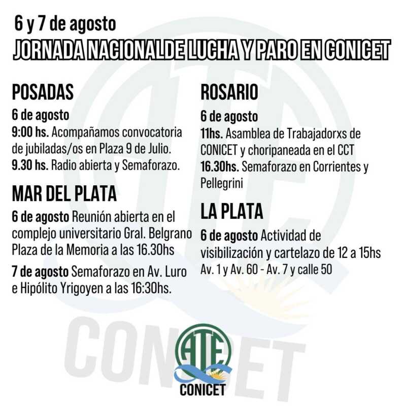 Misiones se suma a la jornada nacional por el CONICET 4 527780172 24586014714338677 1031680944086594602 n - 3