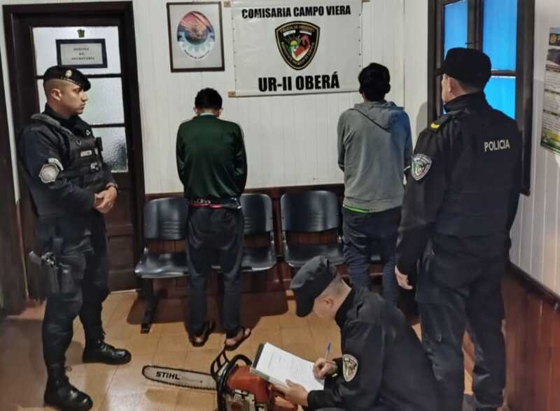 Siete detenidos y secuestro de elementos robados en operativos en Misiones misiones