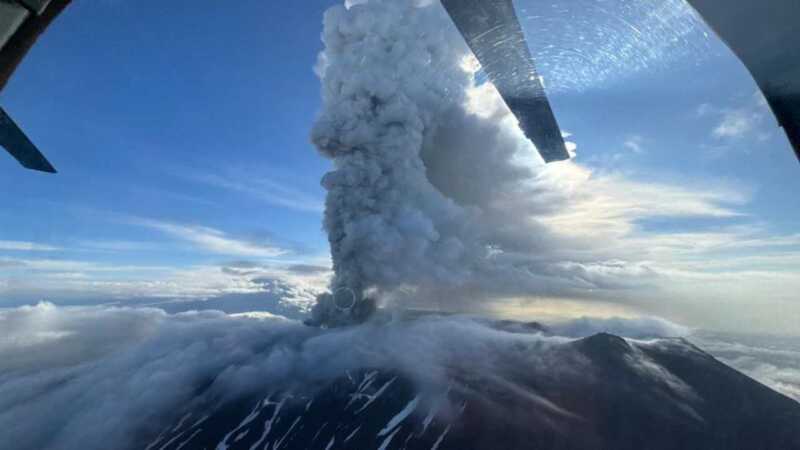 Erupción histórica: el volcán ruso Krasheninnikov despertó tras más de 400 años - 2