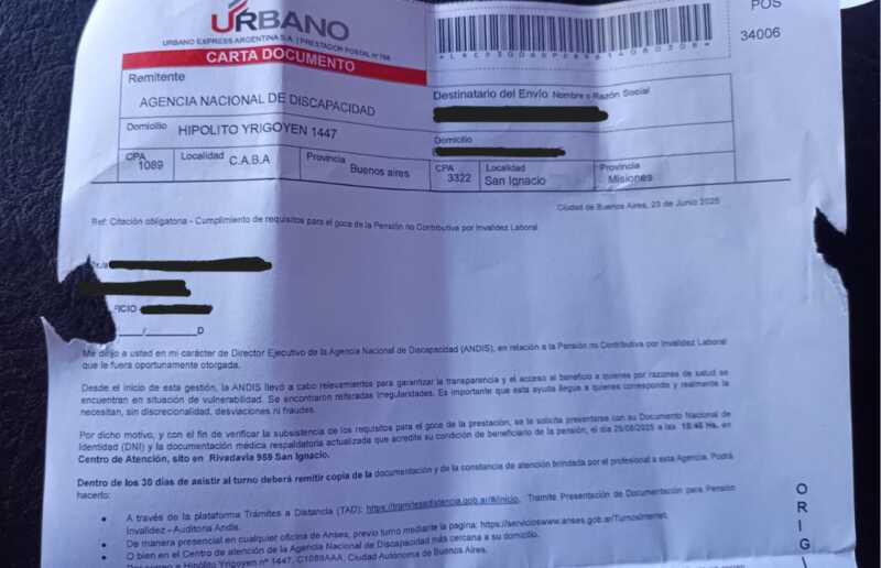 Un sello falsificado de un médico de Pergamino fue usado en auditorías de ANDis en Misiones 1 ANDis
