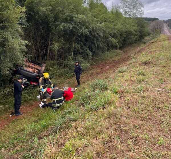 Triple choque y despiste: tres hospitalizados en Misiones
