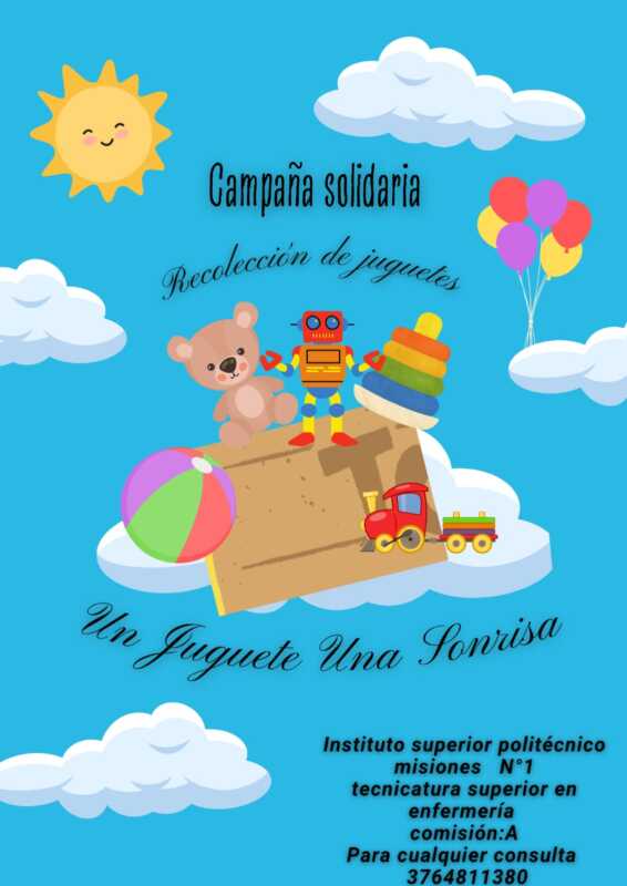Campaña solidaria en Posadas: “Un juguete, una sonrisa” 3 La campaña solidaria se realiza en Posadas