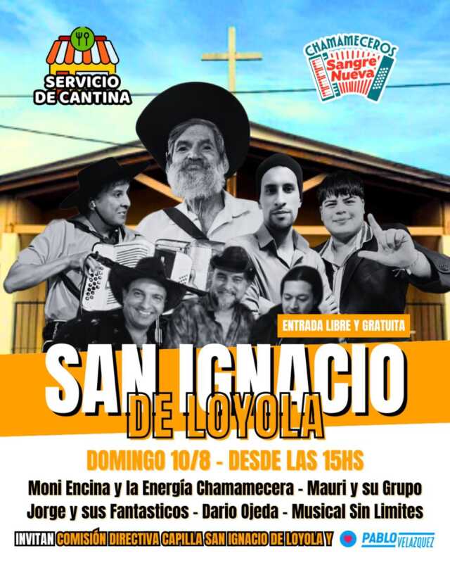 San Ignacio de Loyola: fiesta popular este domingo en Posadas 3 San Ignacio de Loyola: celebraciones en Posadas este domingo