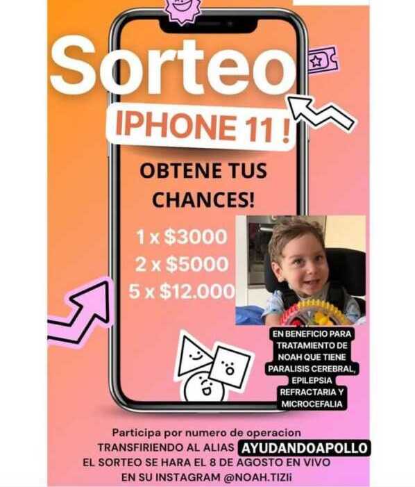 También se sorteará un iPhone 11 el día 8 de agosto. 