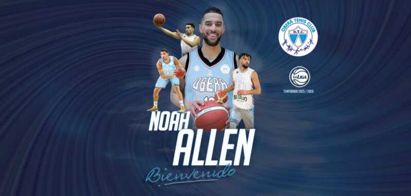 OTC suma a Noah Allen como refuerzo OTC confirmó a Noah Allen como refuerzo