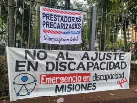 veto a la ley de emergencia en discapacidad