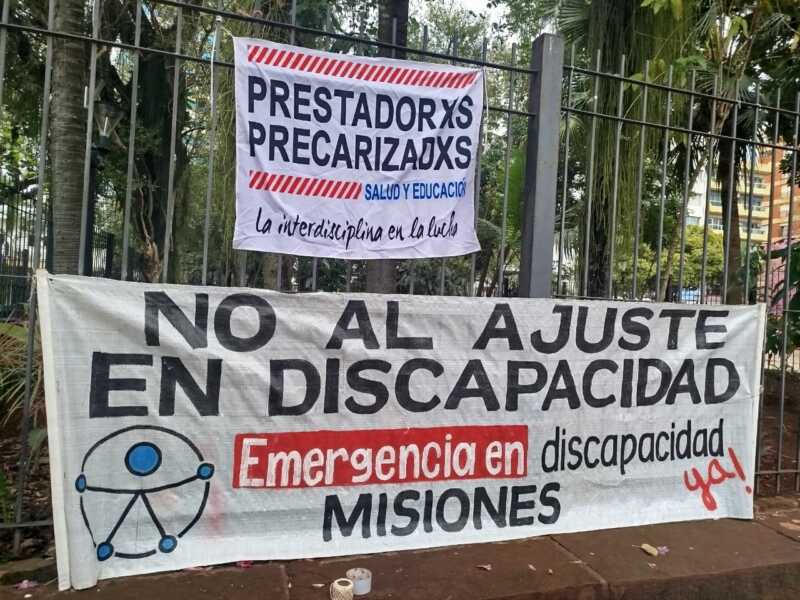 veto a la ley de emergencia en discapacidad