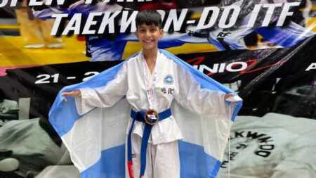 Ezequiel Centurión, 11 años y un sueño: “Quiero llegar al Nacional y después al Mundial de España” Ezequiel Centurión nacional de taekwondo