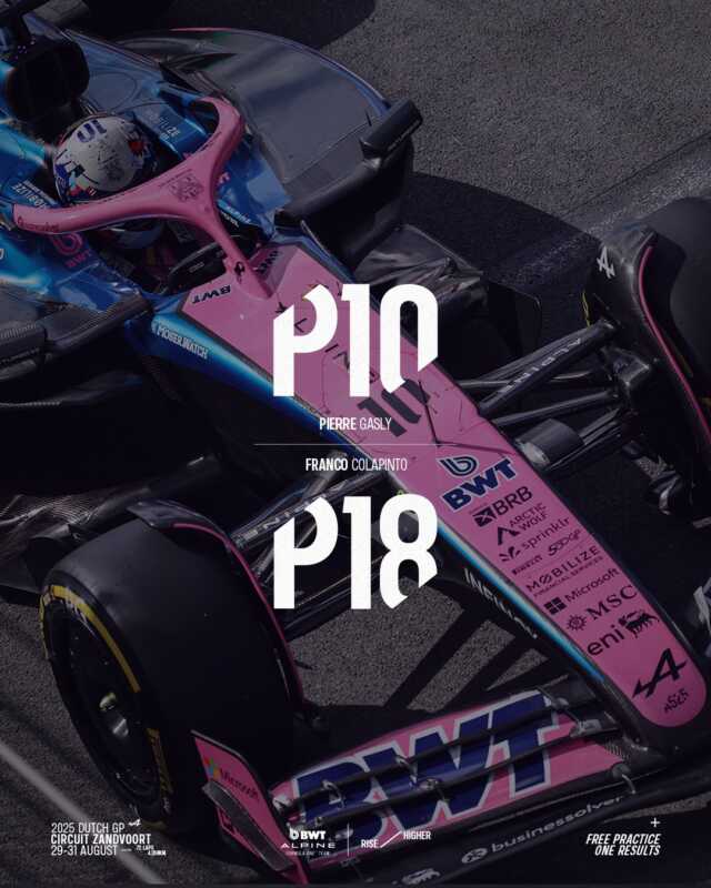 Fórmula 1: Franco Colapinto finalizó la FP1 en la 18° posición 2 WhatsApp Image 2025 08 29 at 09.07.10 - 1