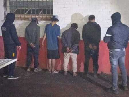 Siete detenidos vinculados a hechos ilícitos en Eldorado, Azara y Mado detenidos