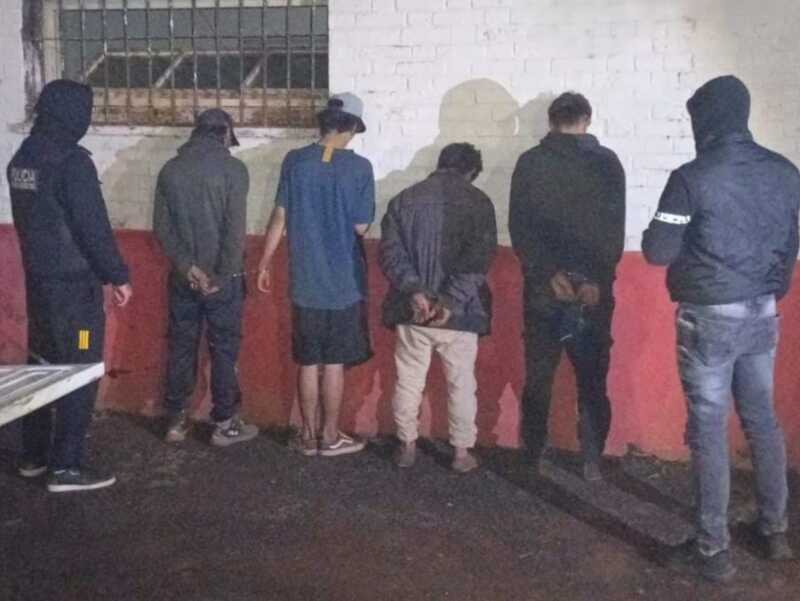 Siete detenidos vinculados a hechos ilícitos en Eldorado, Azara y Mado detenidos