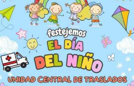 Ambulancieros de Posadas celebran el Día del Niño con juegos y sorteos Posadas niños