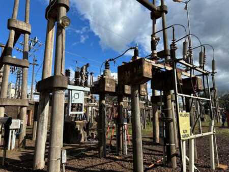 Energía de Misiones moderniza la Estación Transformadora Oberá 1 con nuevo interruptor de 33 kV estacion transformadora obera energia de misiones