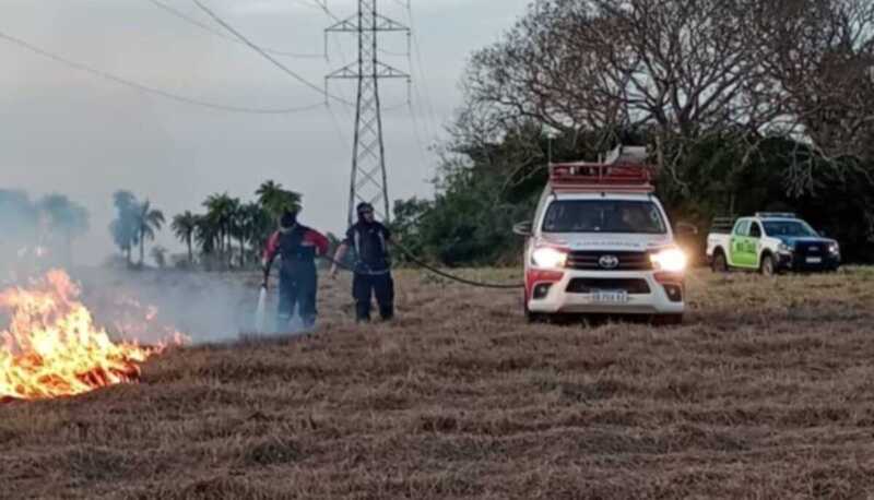 Corrientes: los fuertes vientos impulsan 30 focos de incendio y elevan el riesgo en toda la provincia incendios forestales corrientes2 1 - 1