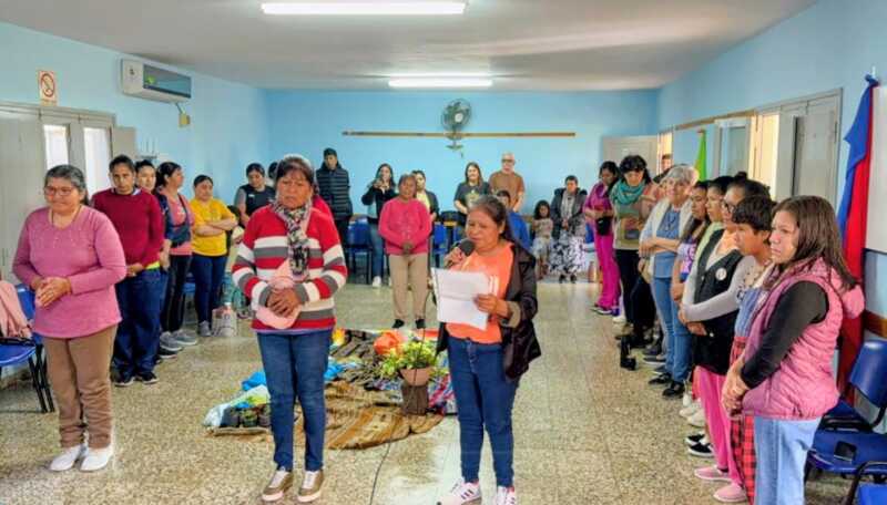 Mujeres Indígenas del NEA se reunieron en Santa Fe para debatir territorio. Foto ENDEPA. 