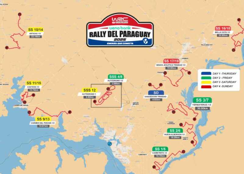 Mundial de Rally en Encarnación: Policía anuncia controles estrictos y advierte “tolerancia cero” 4 mundial de rally caminos - 3