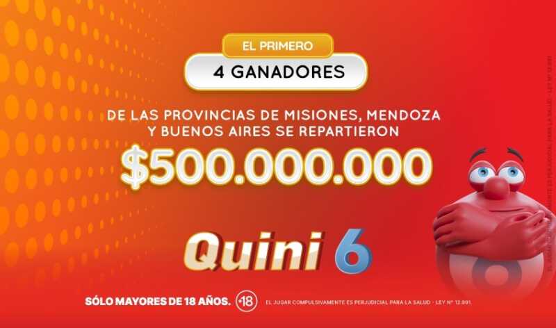 Un apostador de Puerto Iguazú ganó $500 millones y es el nuevo millonario del Quini 6 3 quini 6 - 2